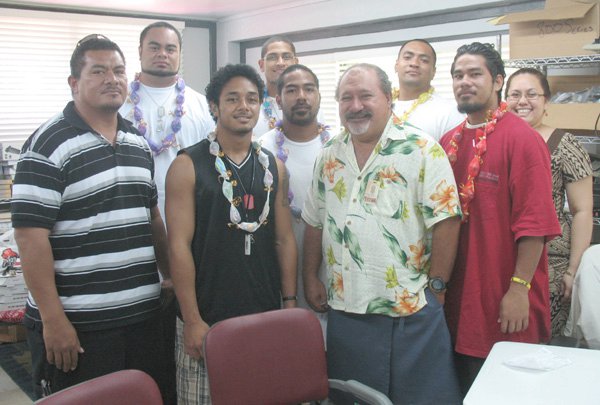 ASCC students and mentors in the trades program